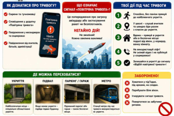 Безпечне літо 2026: у ХЛ №58 відбулися інструктажі перед канікулами