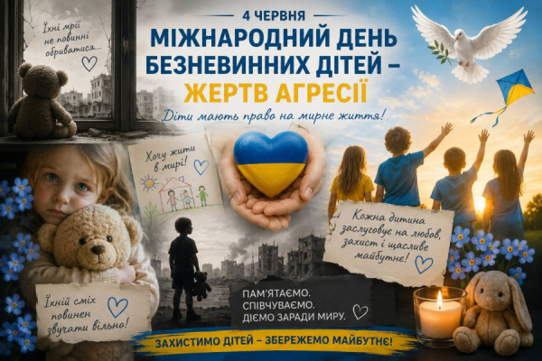 Міжнародний день безневинних дітей-жертв агресії.